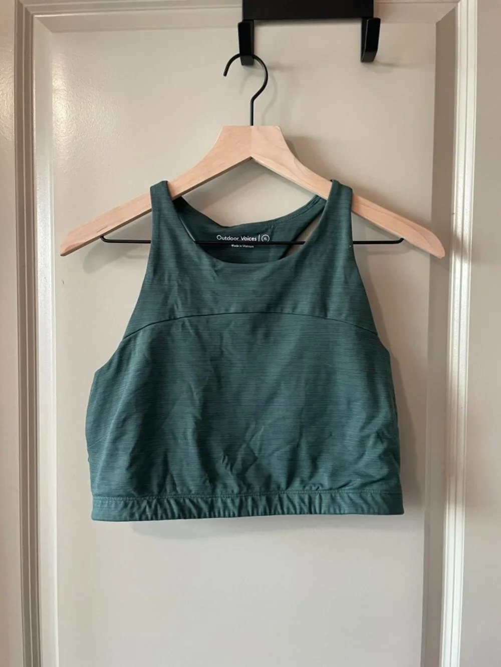 Outdoor Voices Move Free Crop Top Green XL